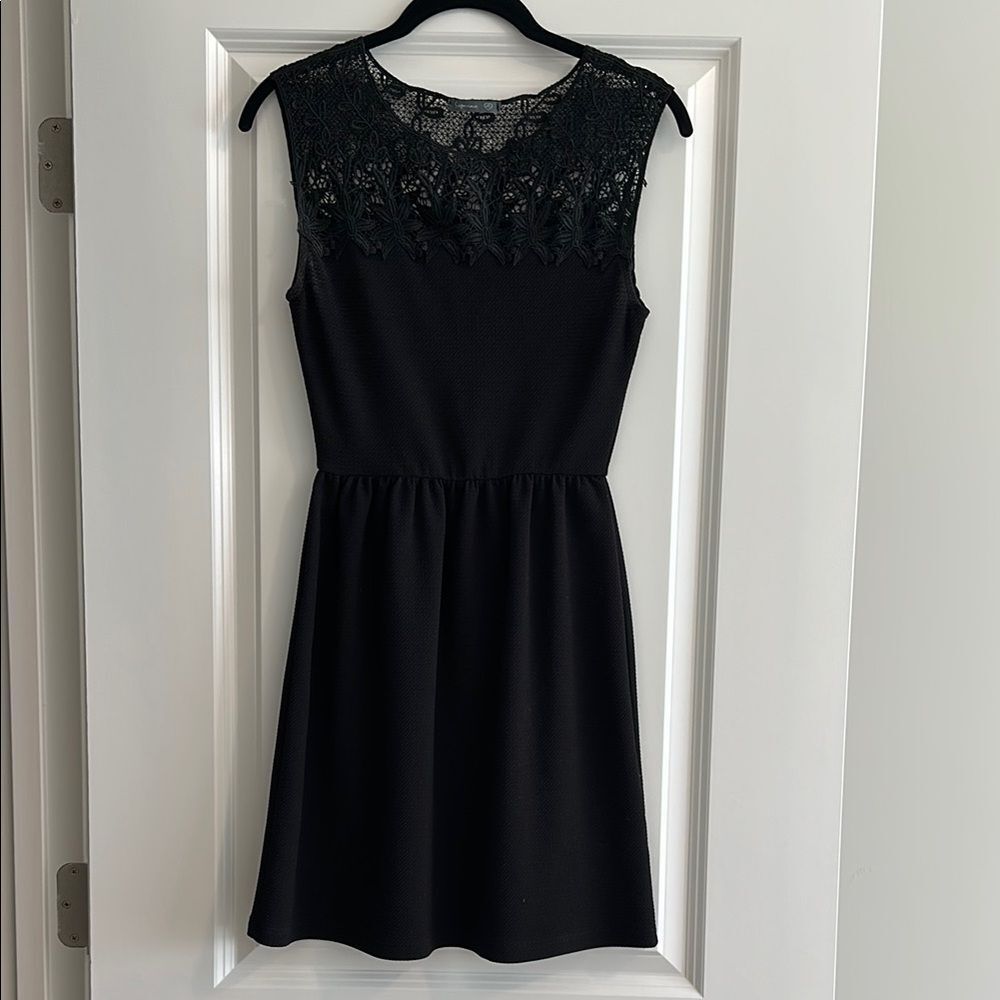 Black Embellished Mini Dress